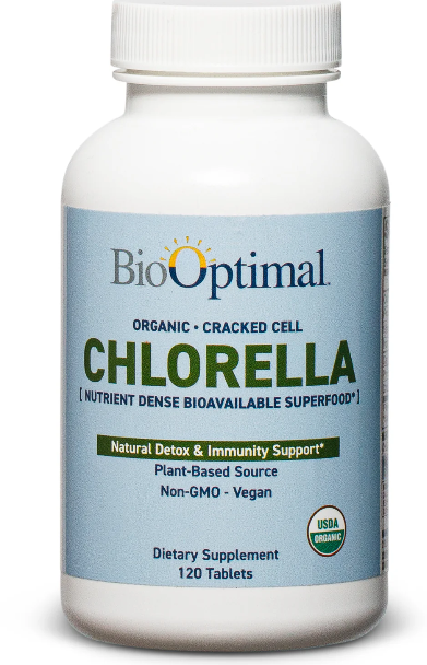 Organic chlorella tablets